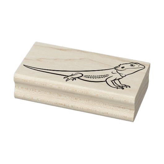 Lizard oder Iguana Reptile Gummistempel (Stempel)