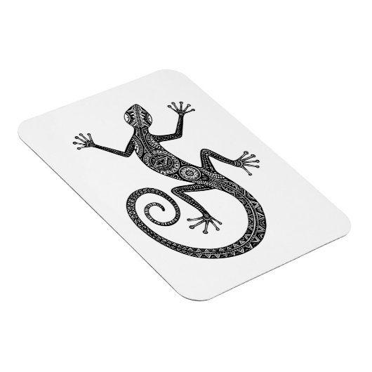 Lizard oder Salamander Doodle Magnet (Rechte Seite)