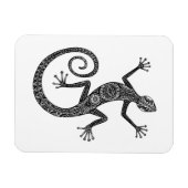Lizard oder Salamander Doodle Magnet (Horizontal)