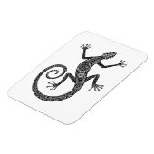 Lizard oder Salamander Doodle Magnet (Linke Seite)