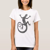 Lizard oder Salamander Doodle T-Shirt (Vorderseite)