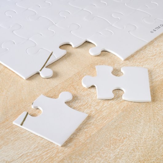 Lizard on White Ground Puzzle (Seite)
