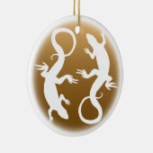 Lizard Ornament Personalisiert Reptile Decoration (Rechts)