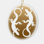 Lizard Ornament Personalisiert Reptile Decoration (Links)