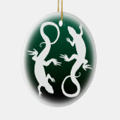 Lizard Ornament Personalisiert Reptile Decoration (Rechts)