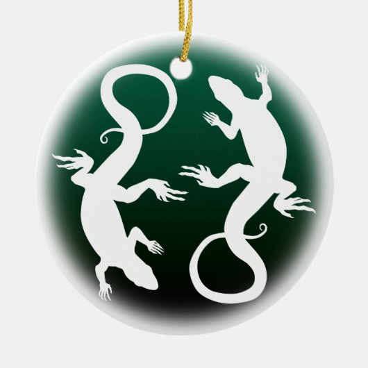 Lizard Ornament Personalisiert Reptile Decoration (Vorne)