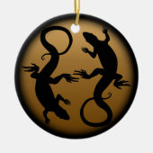 Lizard Ornament Personalisiert Reptile Decoration (Vorne)