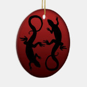 Lizard Ornament Personalisiert Reptile Decoration (Rechts)