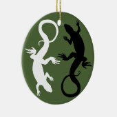 Lizard Ornament Personalisiert Reptile Decoration (Rechts)