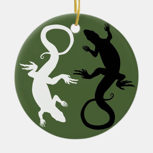 Lizard Ornament Personalisiert Reptile Decoration (Vorne)