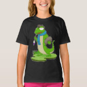 Lizard Painting Pinsel T-Shirt (Vorderseite)