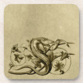 Lizard Parchment Untersetzer Set (Vorderseite)