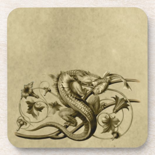 Lizard Parchment Untersetzer Set (Vorderseite)