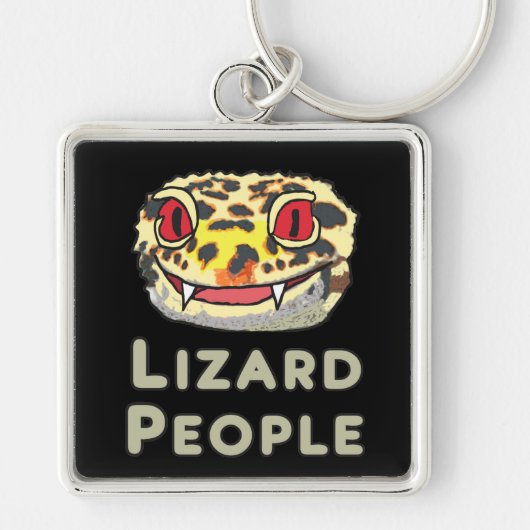 Lizard People Schlüsselanhänger (Vorne)