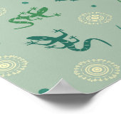 Lizard Poster (Ecke)