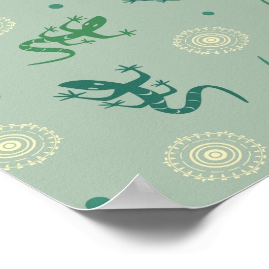 Lizard Poster (Ecke)