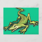 Lizard Postkarte (Vorderseite)