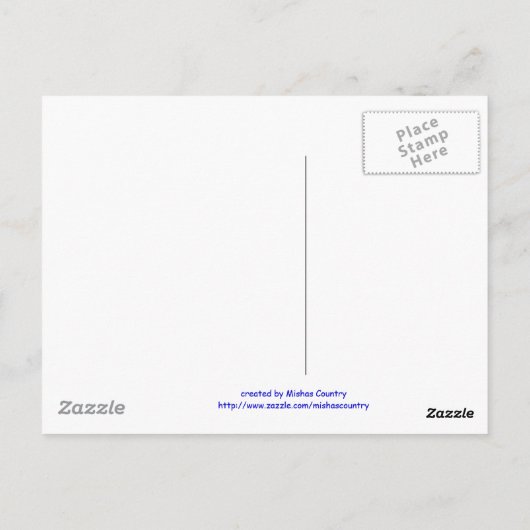 Lizard Postkarte (Rückseite)