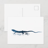 Lizard Postkarte (Vorne/Hinten)