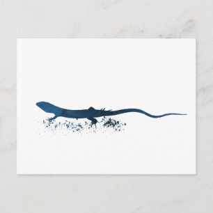 Lizard Postkarte