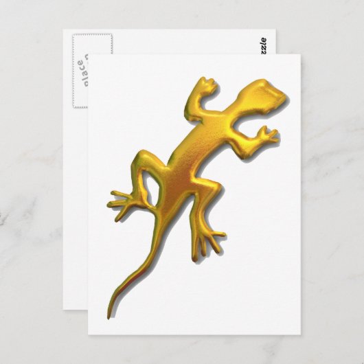 Lizard Postkarte (Vorne/Hinten)
