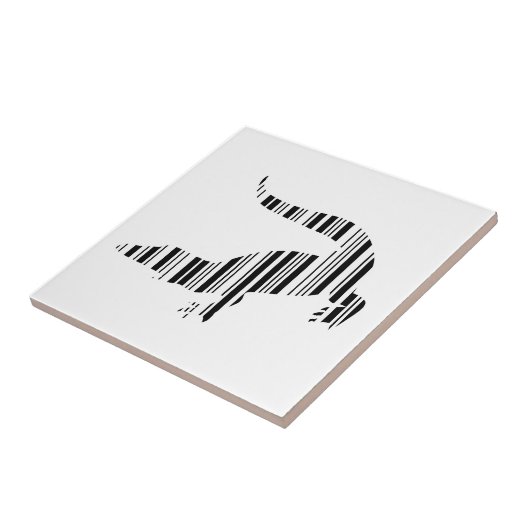 LIZARD REPTILE BAR CODE Crocodile Barcode Muster Fliese (Seite)