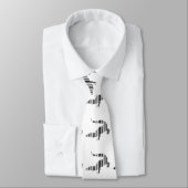 LIZARD REPTILE BAR CODE Crocodile Barcode Muster Krawatte (Gebunden)