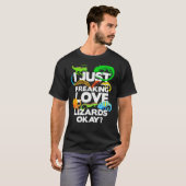 Lizard Reptile Lizard T-Shirt (Vorne ganz)