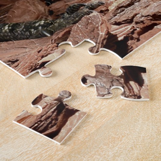 Lizard Reptile - Östlicher Wasserdrache Puzzle (Seite)