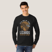 Lizard Reptile Owner T-Shirt (Vorne ganz)