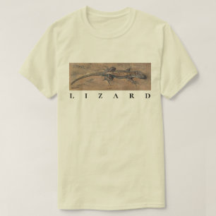 Lizard Sand Tan Südwest Tierart Malerei T-Shirt
