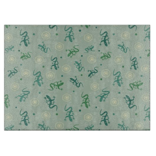 Lizard Schneidebrett (Vorderseite)