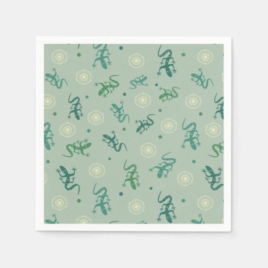 Lizard Serviette (Vorderseite)