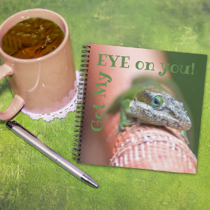 Lizard sieht dich an notizblock