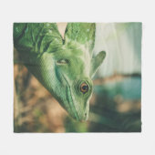 Lizard sieht nah nach oben fleecedecke (Vorderseite (Horizontal))