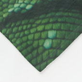 Lizard sieht nah nach oben fleecedecke (Ecke)