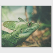 Lizard sieht nah nach oben geschenkpapier (Flach)