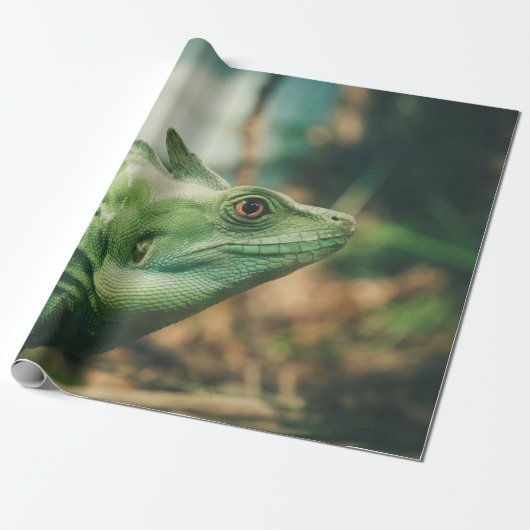 Lizard sieht nah nach oben geschenkpapier (Ungerollt)