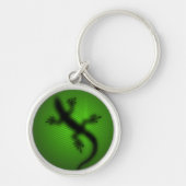 Lizard Silhouette Schlüsselanhänger (Vorne)