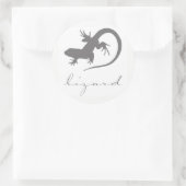 Lizard Silhouette Stickers (Tasche)