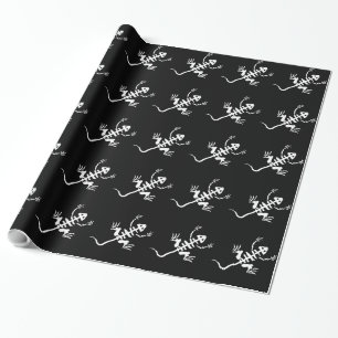 Lizard Skeleton Geschenkpapier