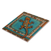 Lizard Southwestern Native American Southwest Fliese (Seite)