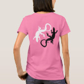 Lizard Sport Jacket Frauenechse Track Jacket T-Shirt (Rückseite)