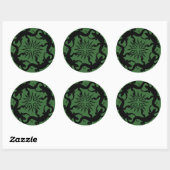 Lizard Stickers Cool Retro Reptile Art Sticker (Blatt)