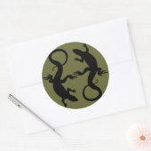 Lizard Stickers Cool Retro Reptile Art Sticker (Umschlag)