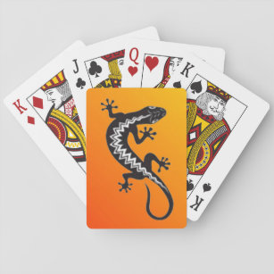Lizard Symbol Playing Cards Spielkarten