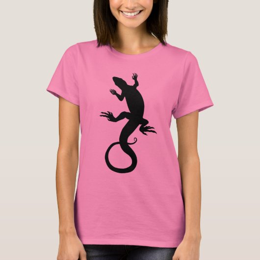 Lizard T - Shirt Reptile Art Ladys Shirts (Vorderseite)