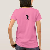 Lizard T - Shirt Reptile Art Ladys Shirts (Rückseite)
