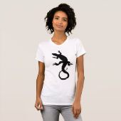 Lizard T - Shirt Reptile Art Shirt Unisex T-Shirt (Vorne ganz)