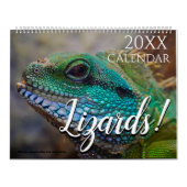 Lizard Themed 2025 Wall Calendar Geschenk Kalender (Titelbild)